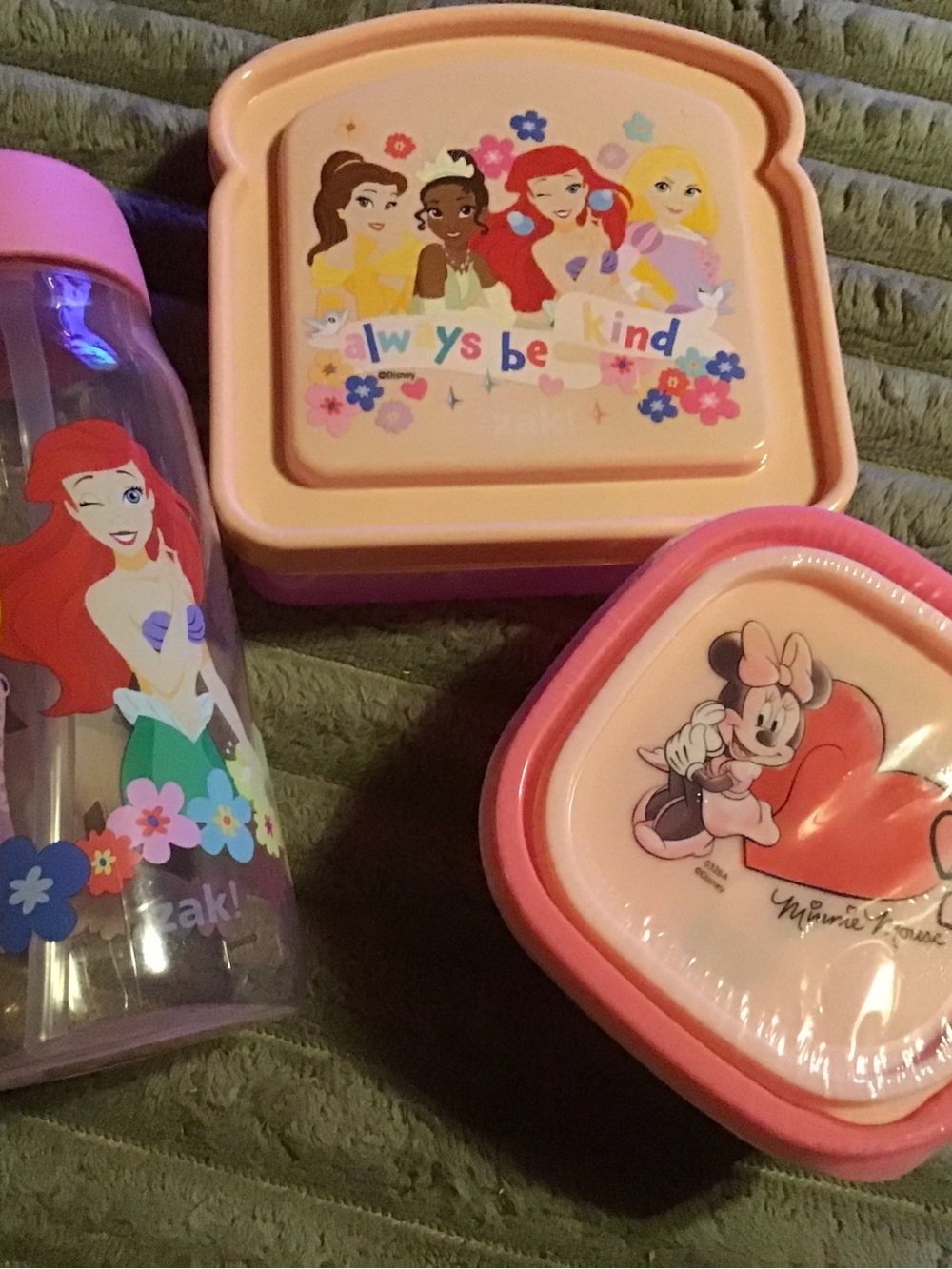 Disney Pink and Peach Princess & Minnie Lunch Set